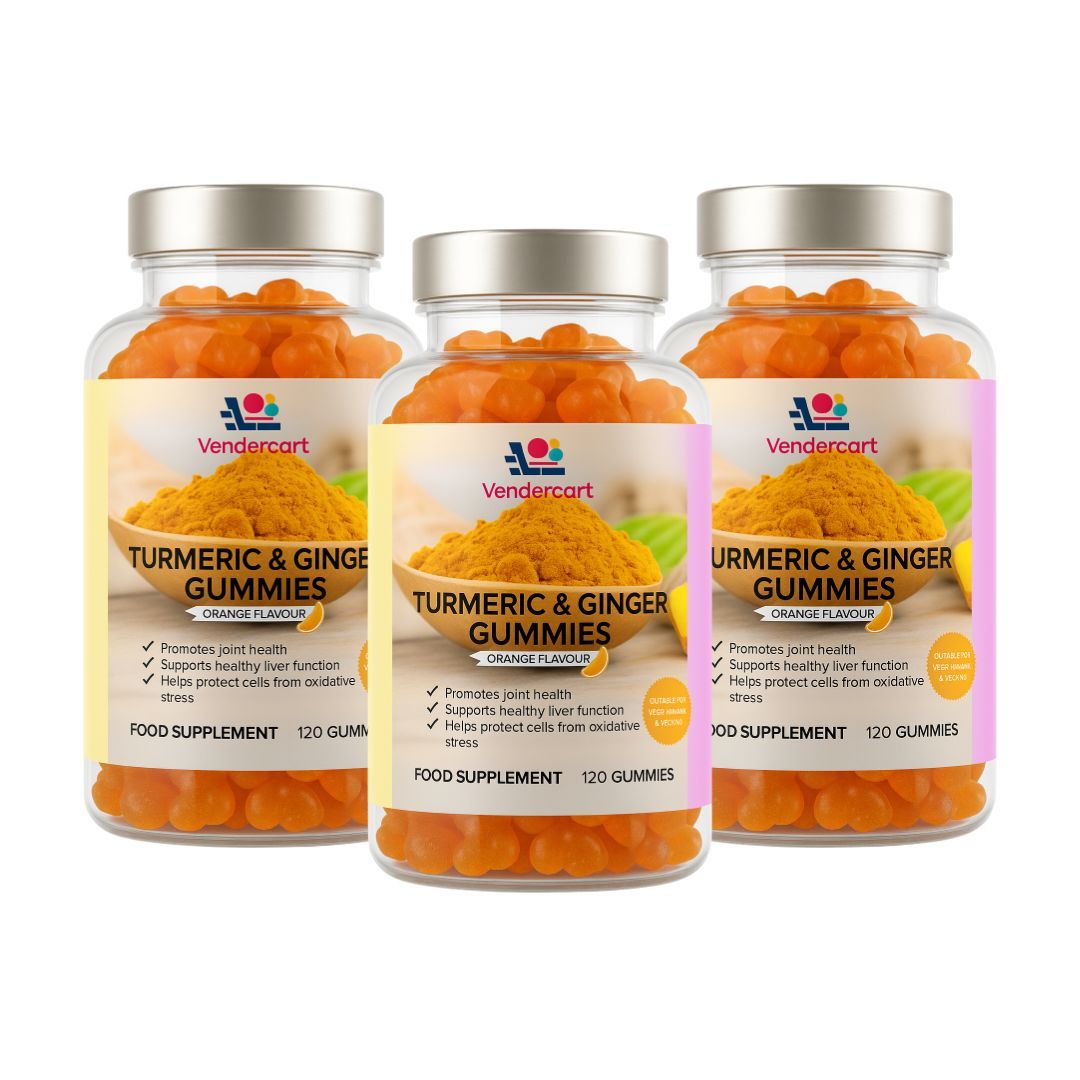 Turmeric & Ginger Wellness Gummies 120ct — Joint Flexibility & Digestive Support