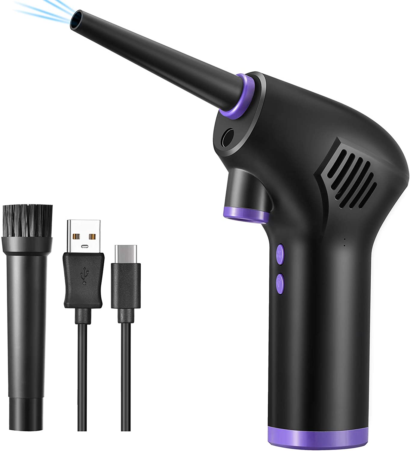 Cordless Electric Air Duster – Compressed Air Blower for Keyboard & Office Equipment