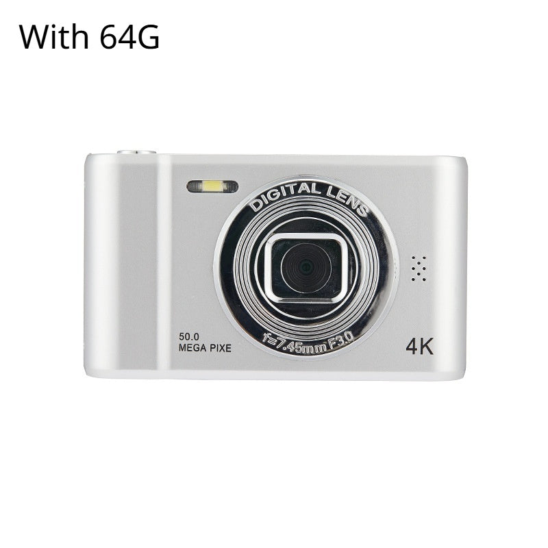 48MP Retro Digital Selfie Camera – Portable HD Photo & Video Device