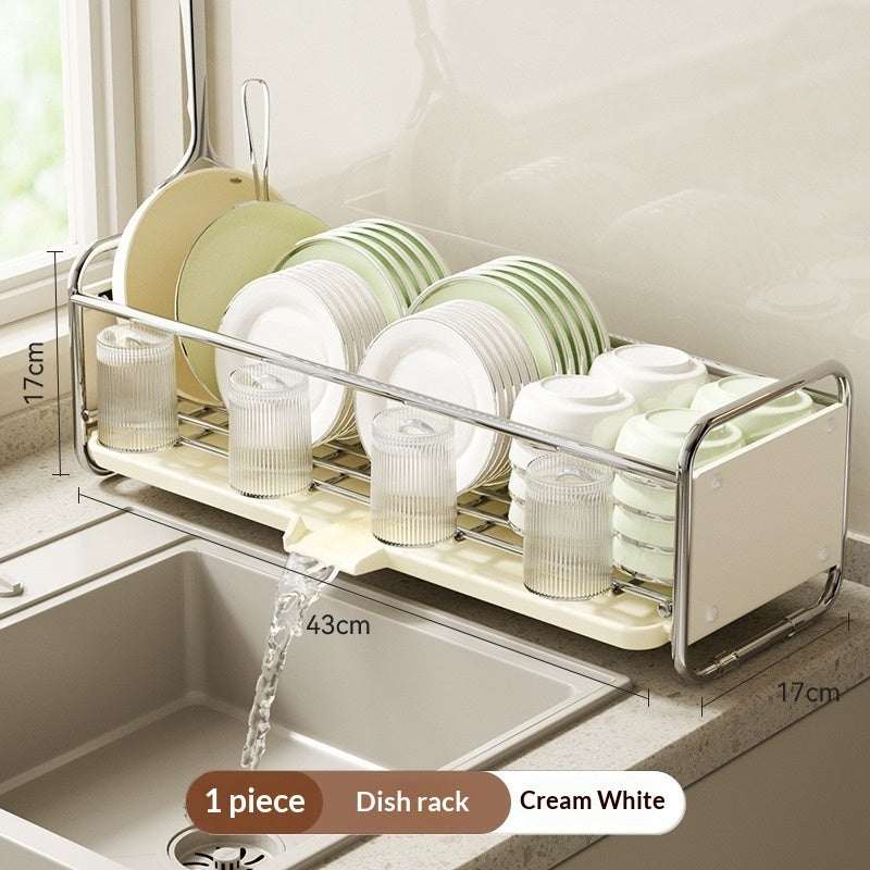 Narrow Kitchen Rack for Bowls, Chopsticks & Utensils – Space-Saving Countertop Organizer