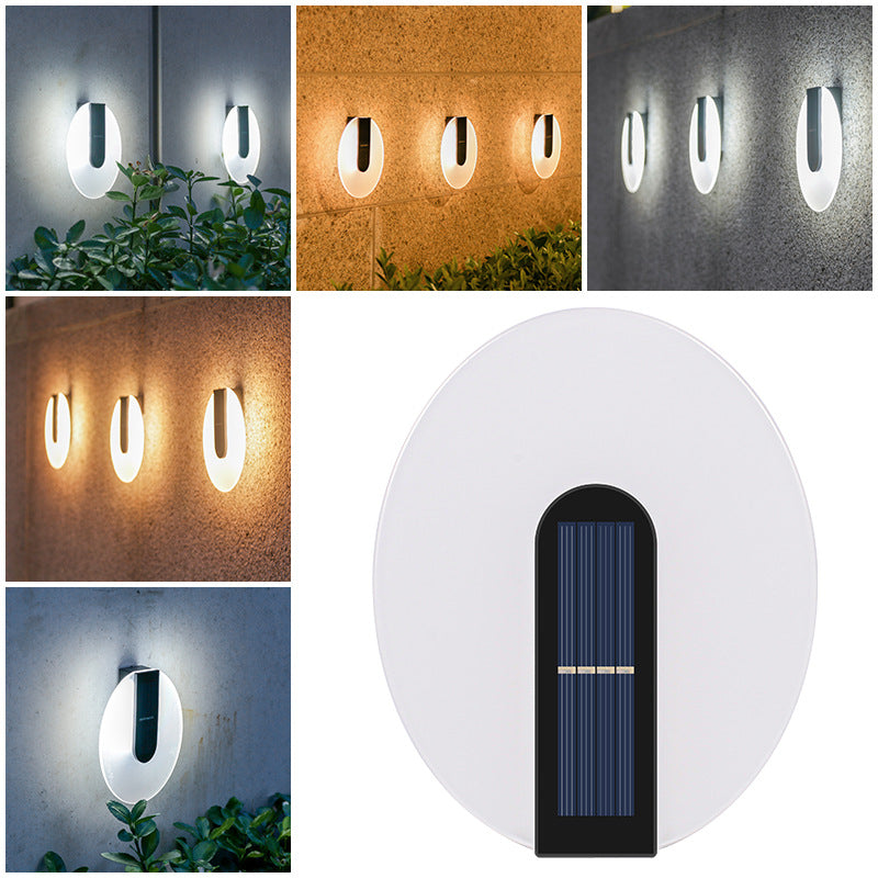 Waterproof Solar Outdoor Yard Lamp – Rainproof LED Wall & Garden Solar Light
