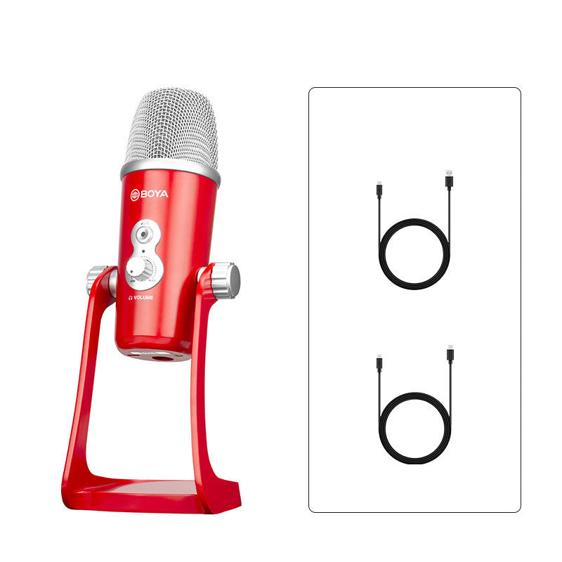 USB Condenser Microphone – Professional Podcast and Streaming Microphone for Computer Recording