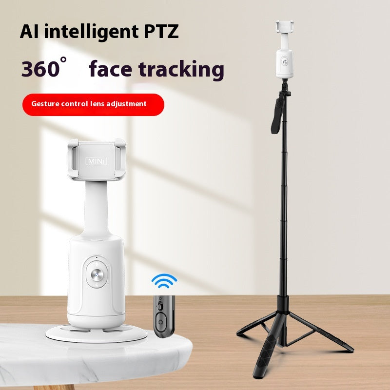AI Face Tracking Phone Gimbal – 360° Auto Video Stabilizer for Vlog & Live