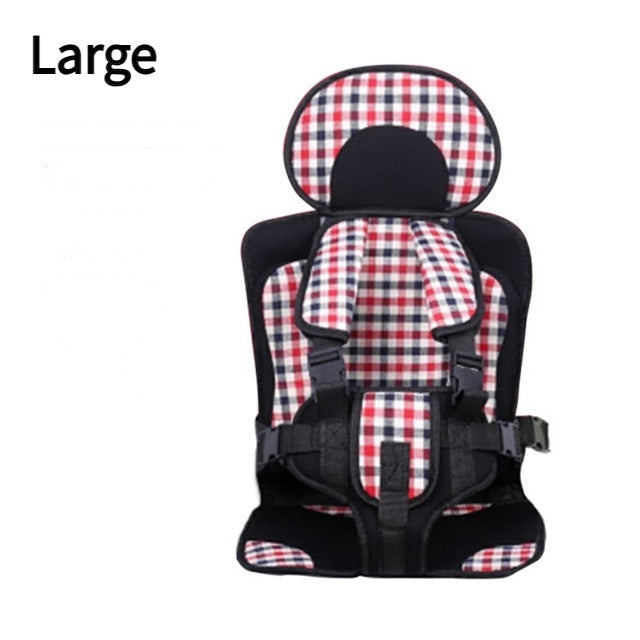 Portable Baby Safety Seat Pad with 5-Point Harness for Car & Stroller