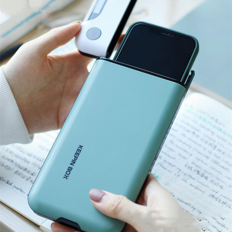 Self-Discipline Phone Lock Box with Timer – Portable Smartphone Locking Case for Focus, Study & Screen Time Control