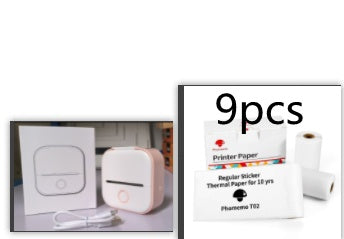 Portable Mini Thermal Label Printer – Bluetooth-Compatible Home & Student Photo Printer for Price Tags & Labels