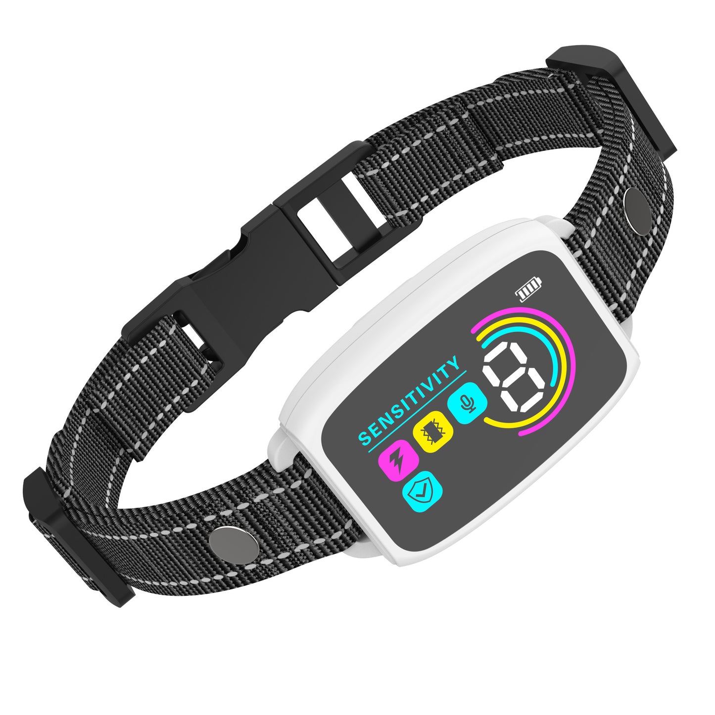 Smart Automatic Anti Barking Dog Collar – Rechargeable Waterproof Bark Control Trainer with HD Display