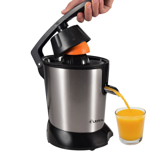 Electric Citrus Juicer & Juice Separator – Automatic Lemon & Orange Squeezer Machine with Pulp Filter for Fresh Juice