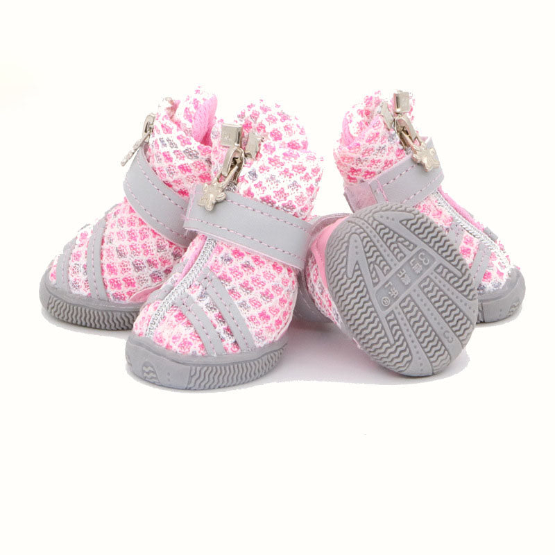 Breathable Sports Dog Shoes – Non-Slip Pet Footwear for Small & Medium Dogs