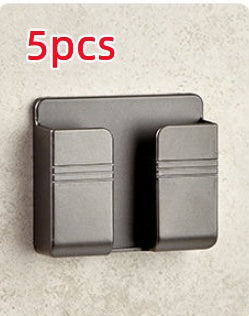 Punch-Free Wall Mounted Phone Charging Holder – Self-Adhesive Storage Rack for Smartphone Cable Organizer & Space Saving Stand