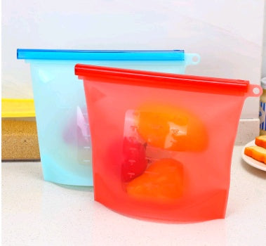 Reusable Silicone Food Storage Bags – Eco-Friendly Fresh-Keeping Vacuum Bag