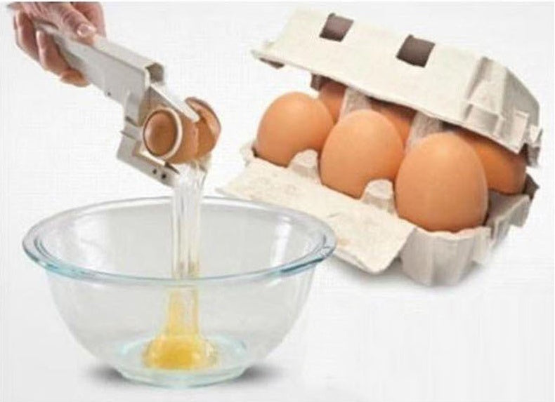 Plastic Handheld Egg Shell Cracker & Separator