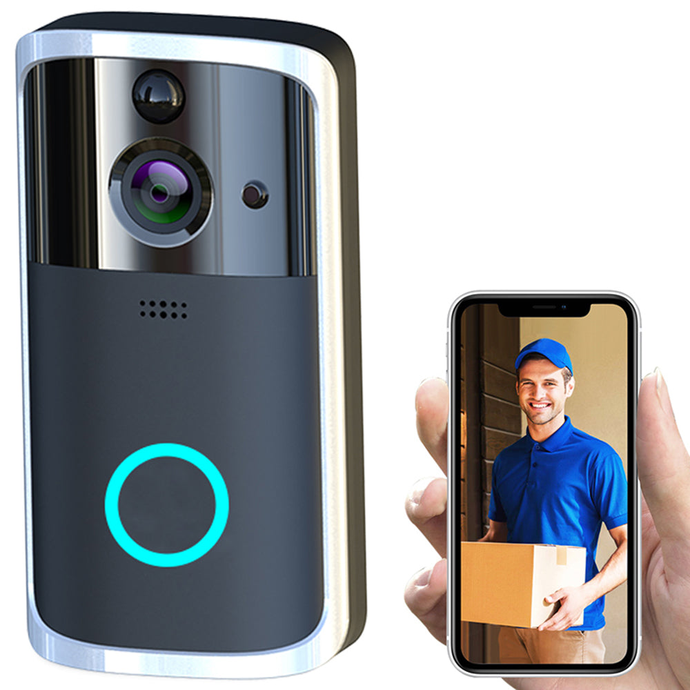 WiFi Video Doorbell Camera – Smart Wireless Security Doorbell with Night Vision & Two-Way Audio