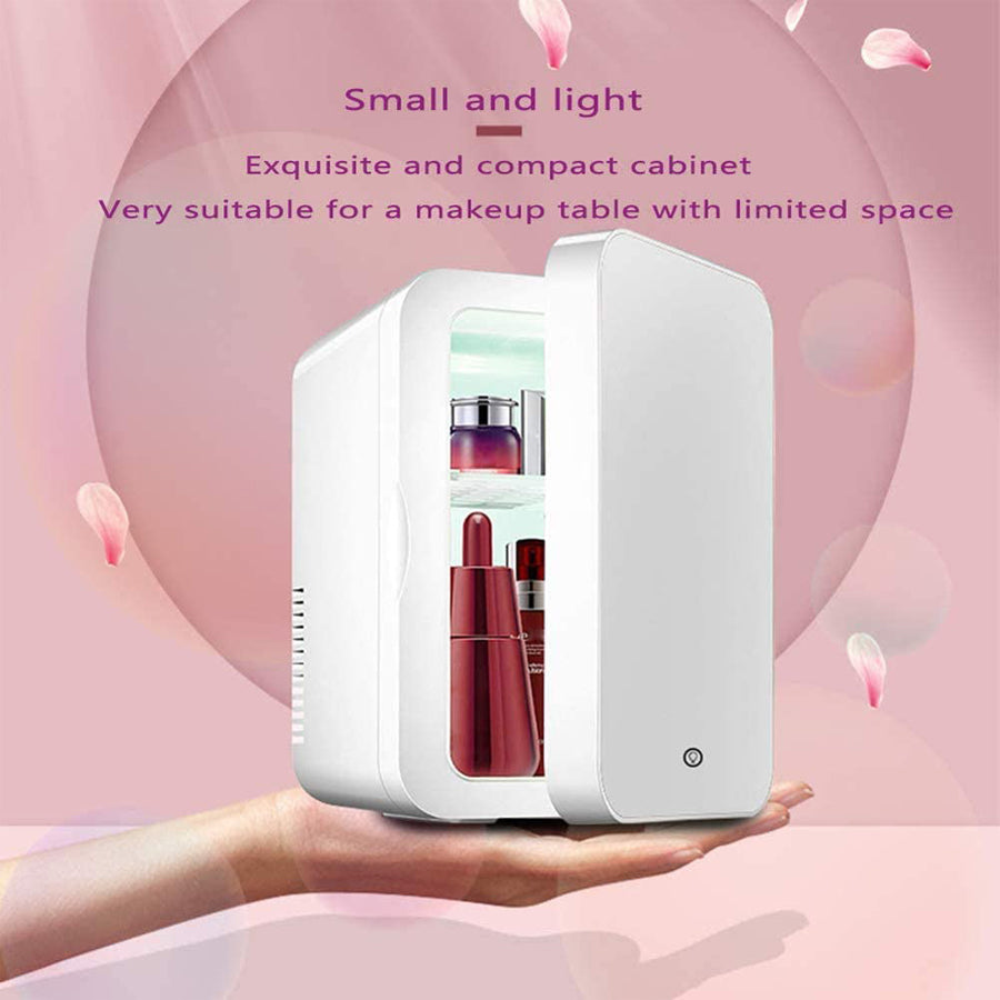 Portable Dual-Mode Mini Makeup Fridge — Cooler & Warmer for Skincare, Perfume & Beauty Essentials