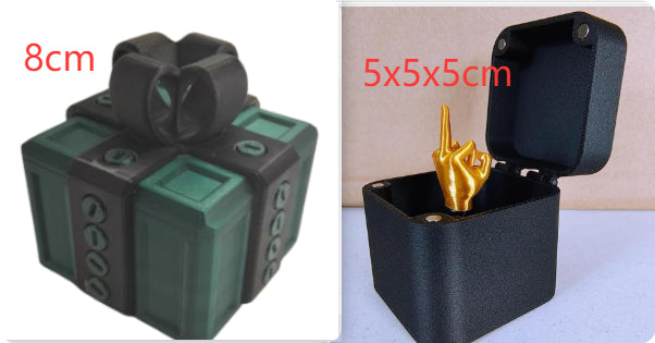 Funny Middle Finger Prank Gift Box – Novelty Desk Ornament & Gag Present