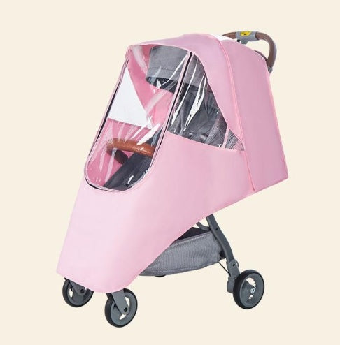 Universal Baby Stroller Rain Cover with Windproof & Warm Weather Protection