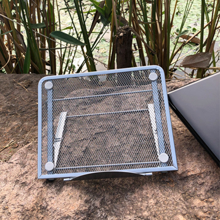 Foldable Ergonomic Laptop Cooling Stand – Portable Metal Adjustable Notebook Holder for Desk & Travel