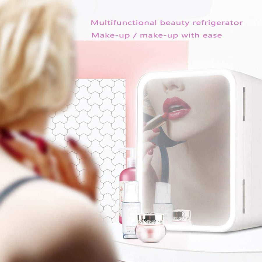 Portable Dual-Mode Mini Makeup Fridge — Cooler & Warmer for Skincare, Perfume & Beauty Essentials