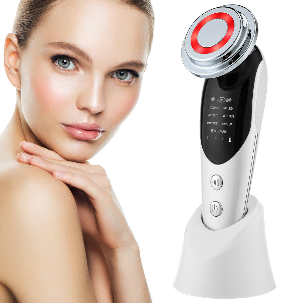 7-in-1 LED EMS Facial Massager – Microcurrent Skin Rejuvenation Tool