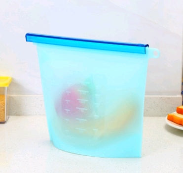 Reusable Silicone Food Storage Bags – Eco-Friendly Fresh-Keeping Vacuum Bag