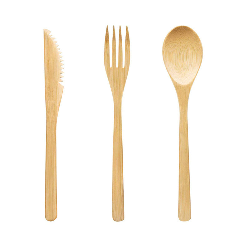 Eco-Friendly Reusable Bamboo Travel Cutlery Set