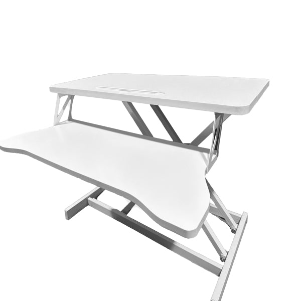 32-Inch Adjustable Standing Desk Converter – Sit-Stand Workstation for Laptop and Dual Monitor Setup
