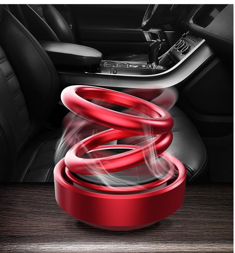 Solar Powered Rotating Car Air Freshener – Automatic Aromatherapy Diffuser Dashboard Perfume with 360° Rotation