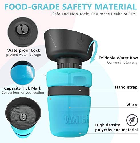 Foldable Pet Travel Water Bottle