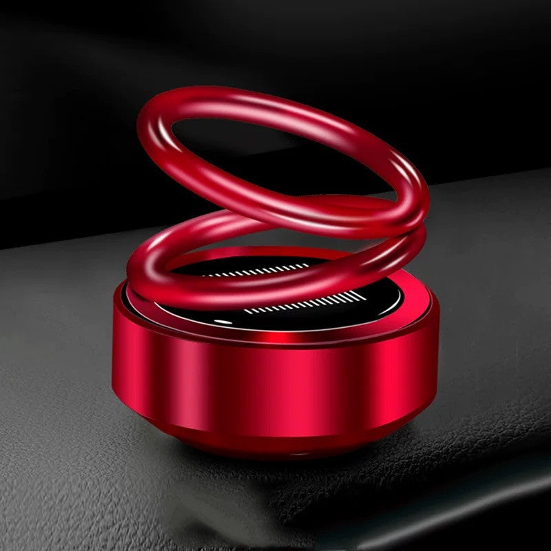 Solar Powered Rotating Car Air Freshener – Automatic Aromatherapy Diffuser Dashboard Perfume with 360° Rotation