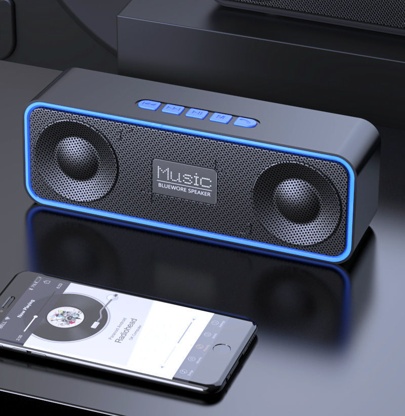 Wireless Bluetooth Subwoofer Speaker with FM Radio – Portable Bass Audio System