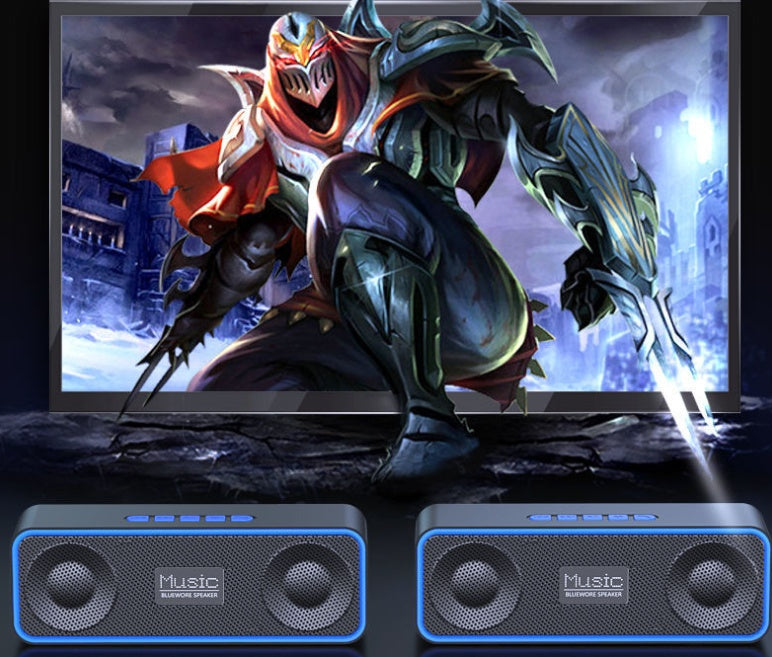 Wireless Bluetooth Subwoofer Speaker with FM Radio – Portable Bass Audio System