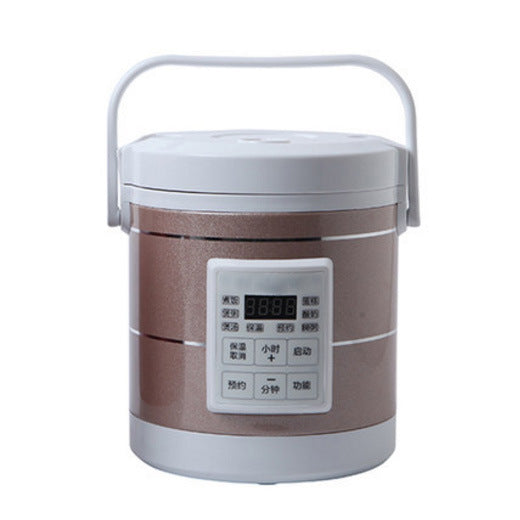 12V/24V Portable Car Rice Cooker 1.6L – Electric Mini Food Warmer for Truck, Travel & Camping Multi-Function Cooker
