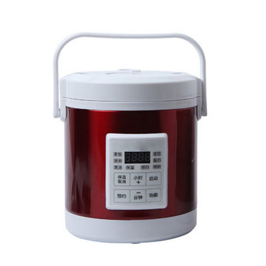 12V/24V Portable Car Rice Cooker 1.6L – Electric Mini Food Warmer for Truck, Travel & Camping Multi-Function Cooker