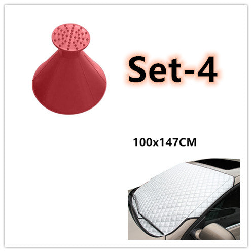 Universal Car Windshield Snow Cover – Waterproof Frost Guard & Ice Protector for Winter Auto Protection