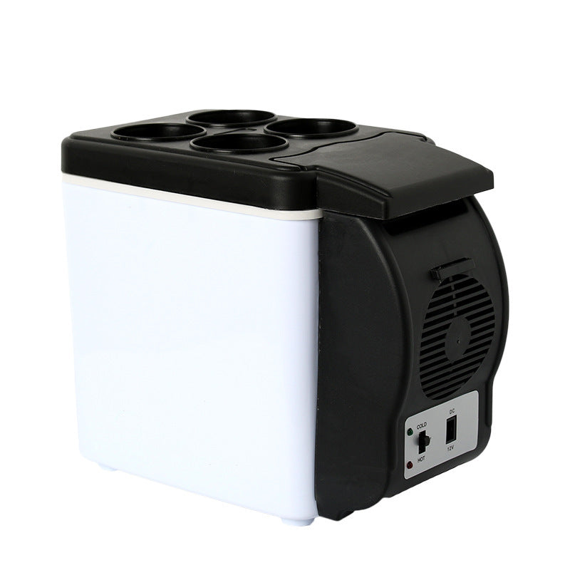 6L Portable Car Refrigerator Cooler & Warmer – 12V Electric Mini Fridge for Travel, Camping & Road Trips
