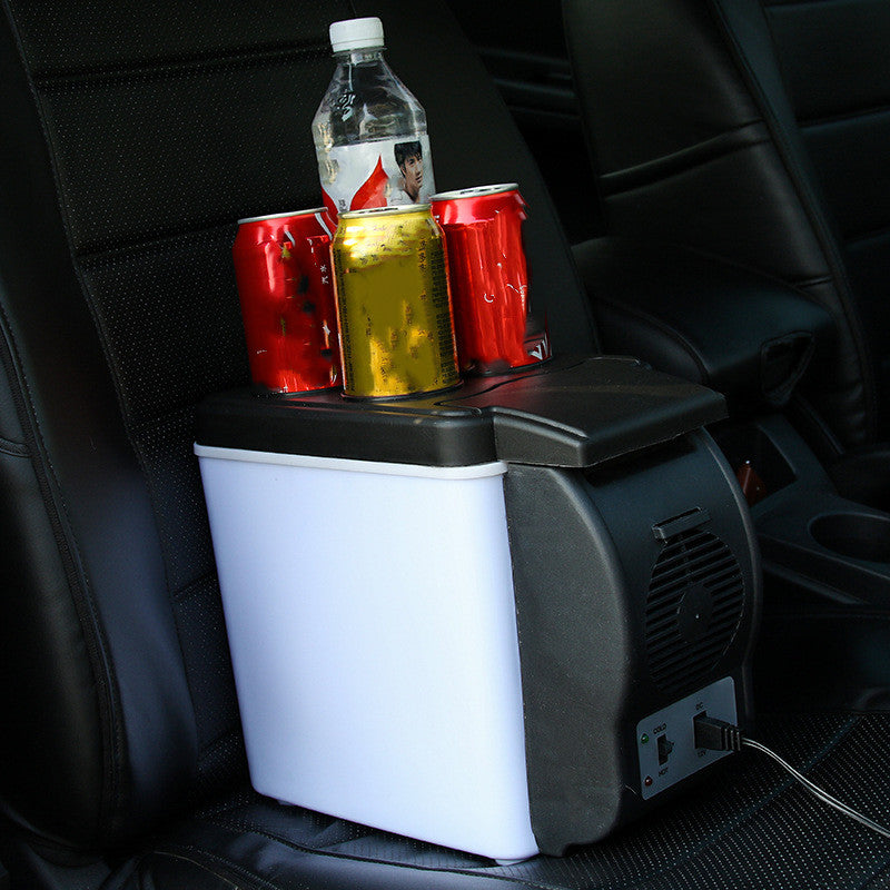 6L Portable Car Refrigerator Cooler & Warmer – 12V Electric Mini Fridge for Travel, Camping & Road Trips