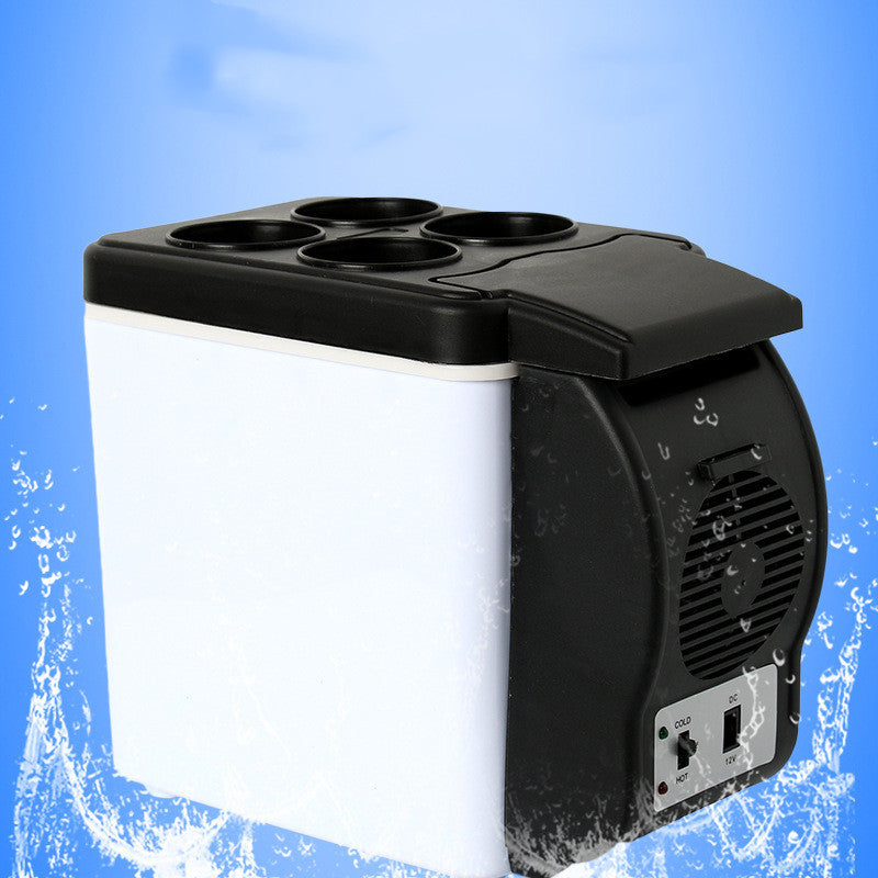 6L Portable Car Refrigerator Cooler & Warmer – 12V Electric Mini Fridge for Travel, Camping & Road Trips