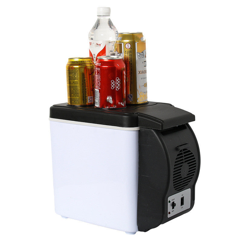 6L Portable Car Refrigerator Cooler & Warmer – 12V Electric Mini Fridge for Travel, Camping & Road Trips