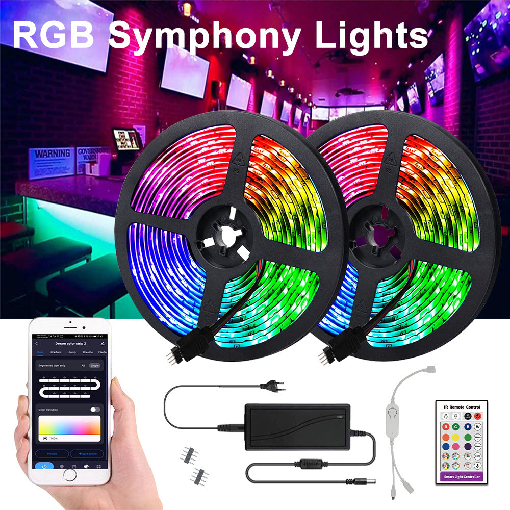 Smart LED Strip Lights RGB5050 – Waterproof Flexible Smart Home Lighting