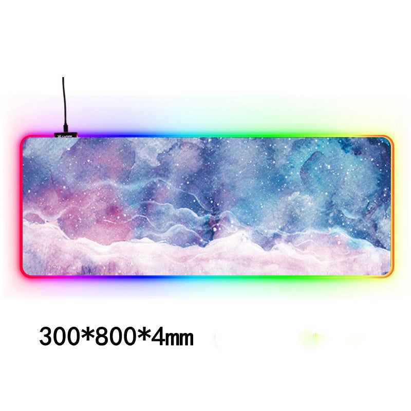 RGB Large Gaming Mouse Pad – Waterproof LED Desk Mat for Keyboard and Gaming Mouse