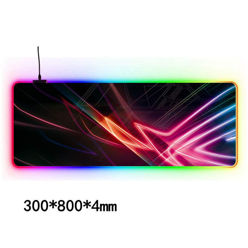 RGB Large Gaming Mouse Pad – Waterproof LED Desk Mat for Keyboard and Gaming Mouse