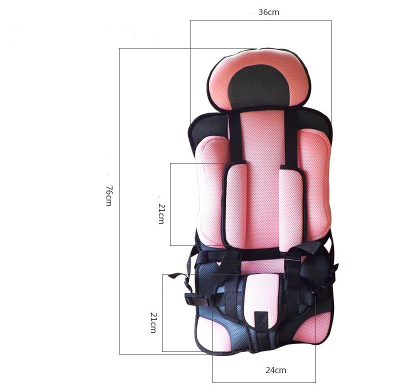 Portable Infant Safety Seat with 5-Point Harness – Foldable Baby Travel Car Seat for Toddlers & Kids