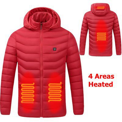 USB Charging Heated Smart Jacket – Tech Thermal Outerwear with Adjustable Temperature Control