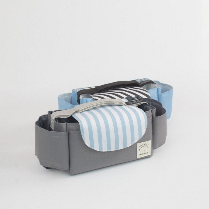 Multifunction Baby Stroller Organizer Bag with Cup Holder – Waterproof Diaper Storage & Travel Hanging Caddy