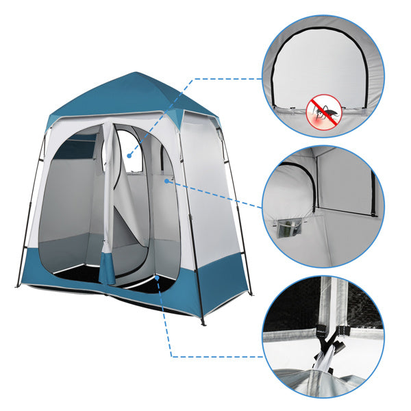 Outdoor Portable Privacy Changing Tent – Oxford Cloth Pop-Up Shelter Booth