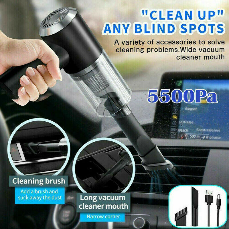 Cordless High-Power Car Vacuum
