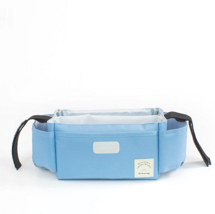 Multifunction Baby Stroller Organizer Bag with Cup Holder – Waterproof Diaper Storage & Travel Hanging Caddy