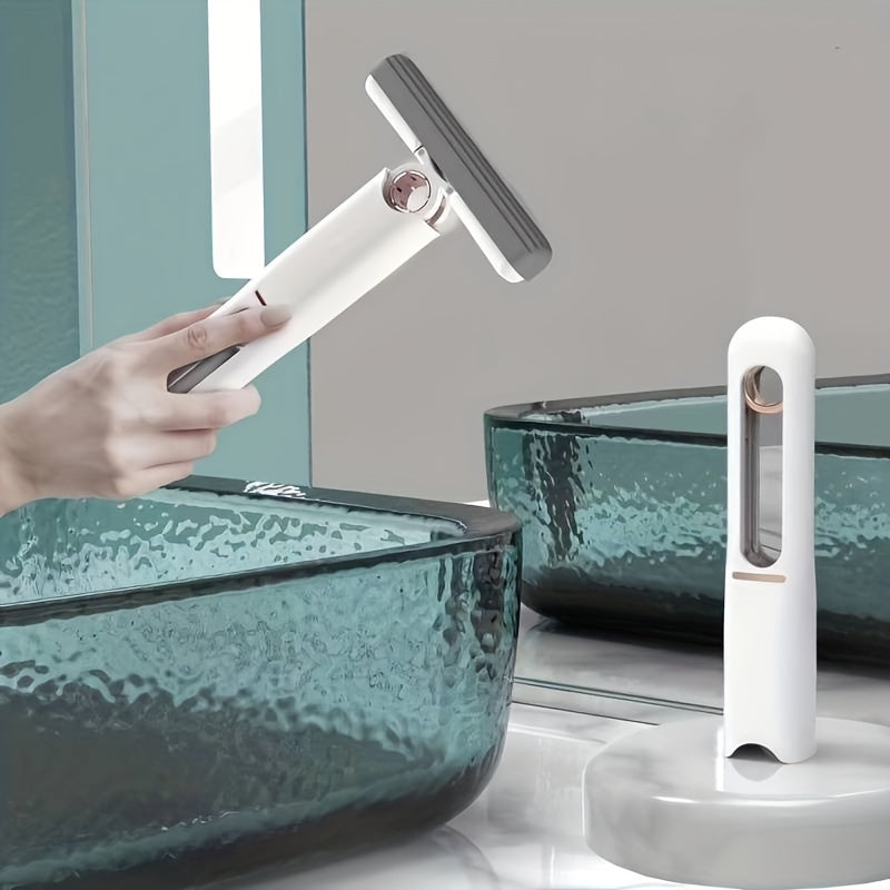 Portable Self-Squeeze Mini Mop – Multifunction Handheld Sponge Cleaner for Kitchen, Bathroom, Glass, Car & Desktop Cleaning