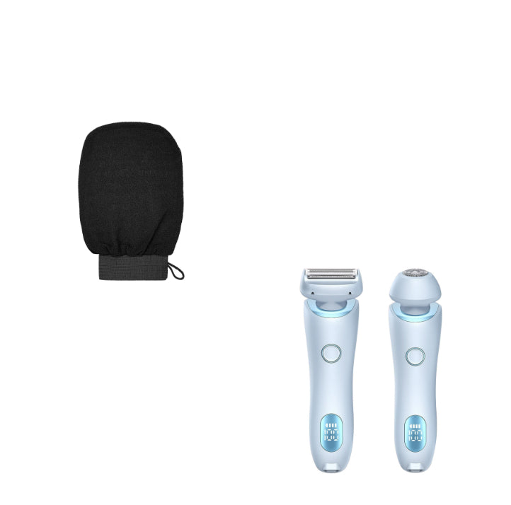 2-in-1 USB Rechargeable Women’s Epilator & Electric Trimmer – Painless Hair Removal Razor for Face, Legs, Bikini & Underarms