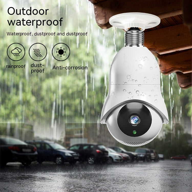 Dual-Band Outdoor Night Vision Wireless Light Bulb Security Camera